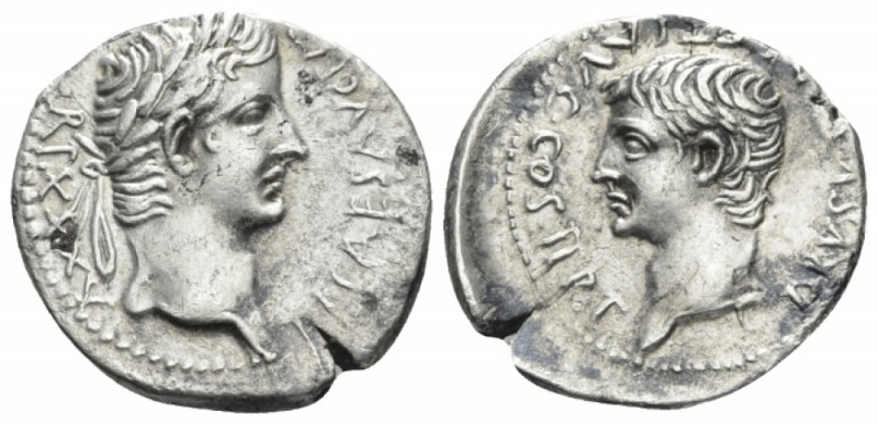 Tiberius, 14-37 Drachm Caesarea (Cappadocia) circa 33-34, AR 19.5mm., 3.27g. Tib...
