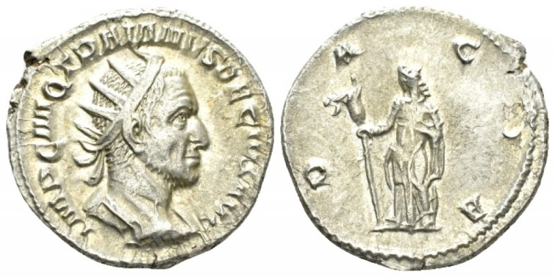 Trajan Decius, 249-251 Antoninianus circa 249-251, AR 22mm., 4.05g. Radiate and ...