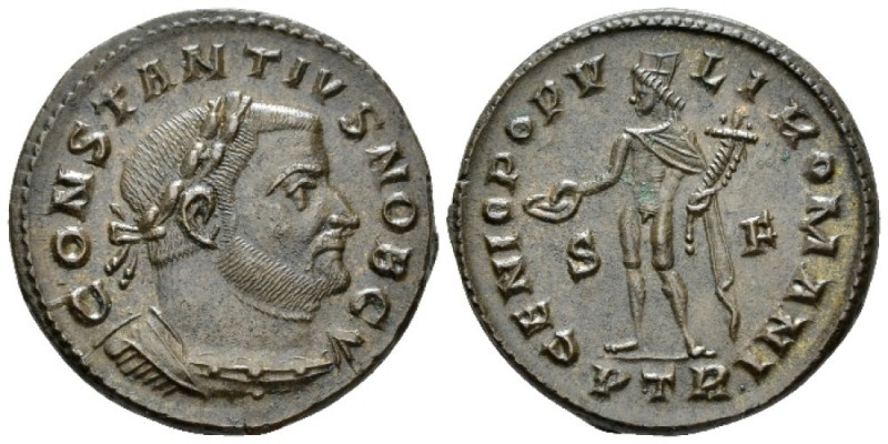 Diocletian, 284-305 Follis Rome circa 302-303, Æ 32mm., 9.97g. Laureate head r. ...