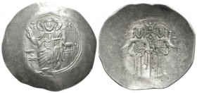 Alexius III Angelus self-styled Comnenus, April 1195 – November 1203 Aspron trachy Constantinople circa 1195-1197, billon 31.5mm., 4.28g. KE RO – HΘE ...