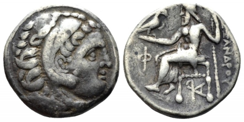 Kingdom of Macedon, Alexander III, 336 – 323 Colophon Drachm circa 310-301, AR 1...