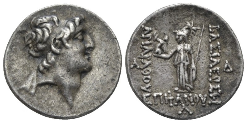 Kings of Cappadocia, Ariarathes VI Epiphanes, 130-116 Drachm circa 130-129, AR 1...