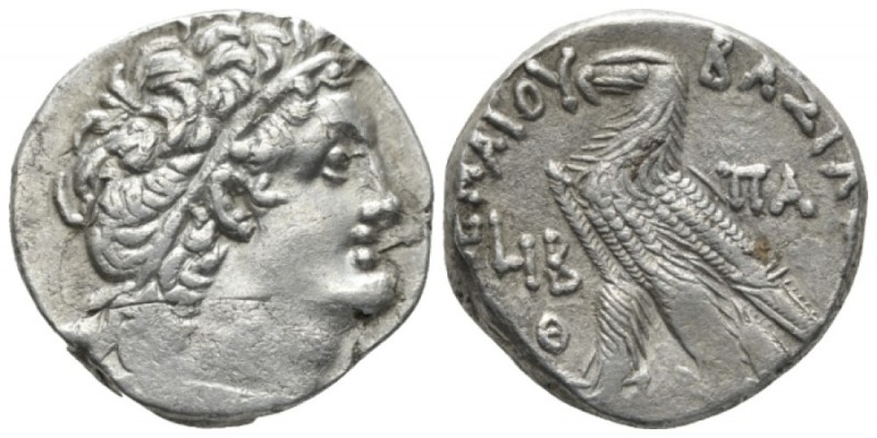 The Ptolemies, Cleopatra III and Ptolemy X, 107-101 Alexandria Tetradrachm circa...