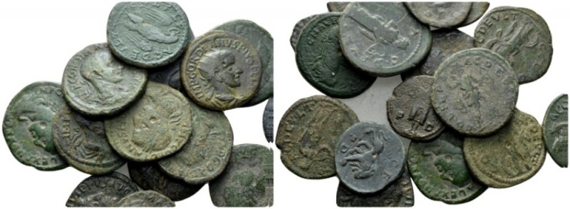 Thrace, Deultum Severus Alexander, 222-235 Lot of 18 Bronzes. 222-235, Æ 18mm., ...