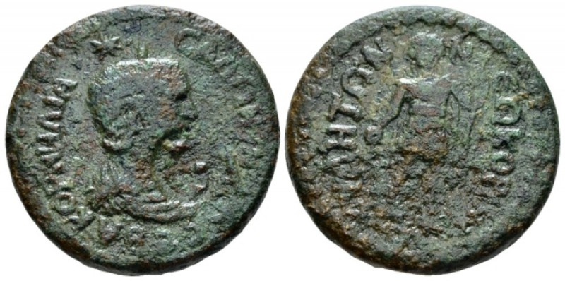 Pamphilia, Side Salonina, wife of Gallienus Bronze 253-268, Æ 29mm., 21.17g. Dra...