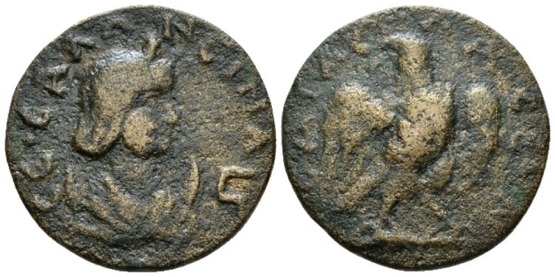 Pisidia, Sagalassus Salonina, wife of Gallienus Bronze circa 253-268, Æ 29mm., 1...