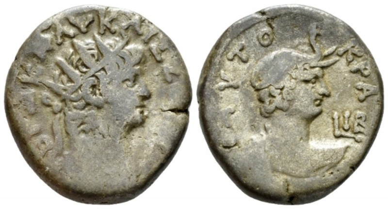 Egypt, Alexandria Nero, 54-68 Tetradrachm circa 65-66 (year 12), billon 24mm., 1...