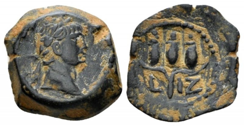 Egypt, Alexandria Trajan, 98-117 Dichalcon circa 113-114 (year 17), Æ 13.5mm., 2...