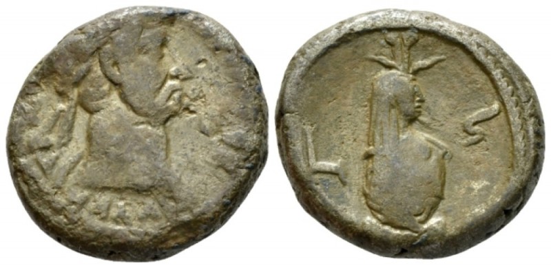 Egypt, Alexandria Hadrian, 117-138 Tetradrachm circa 121-122 (year 6), billon 22...