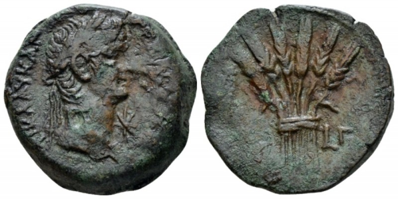 Egypt, Alexandria. Dattari. Claudius, 41-54 Diobol circa 42-43 (year 3), Æ 26.5m...