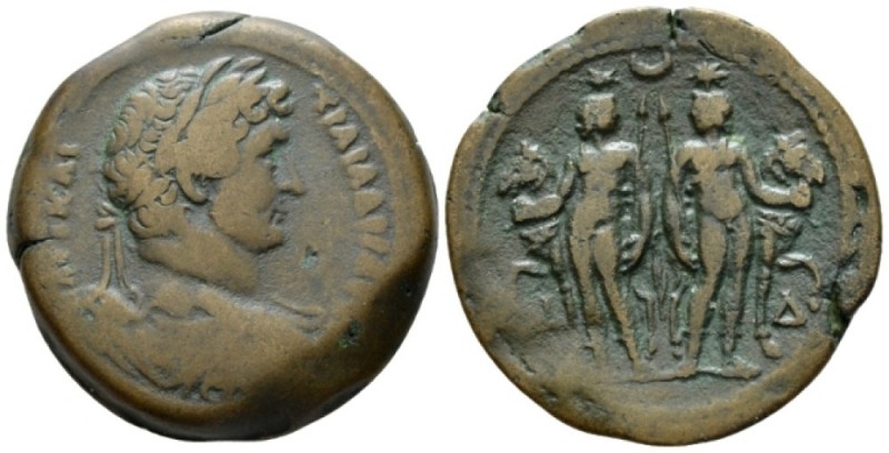 Egypt, Alexandria. Dattari. Hadrian, 117-138 Drachm circa 129-130 (year 14), Æ 3...