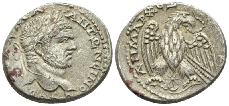 Caracalla, 198-217 Tetradrachm Antioch (Seleucis and Pieria) circa 215-217, AR 2...