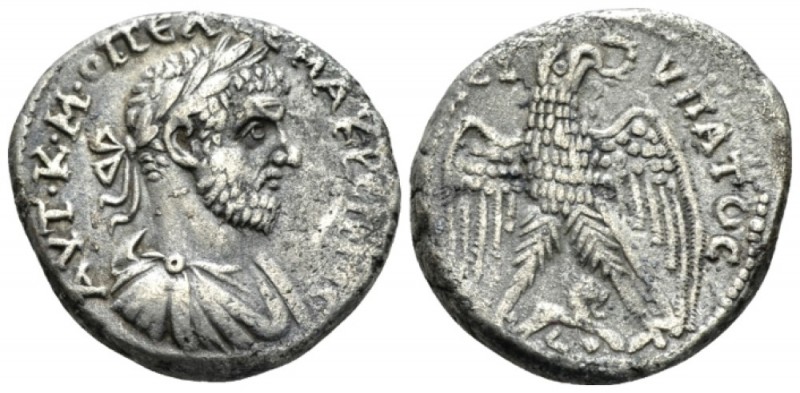 Macrinus, 217-218 Tetradrachm Hierapolis (Cyrrhestica) circa 217-218, AR 24mm., ...