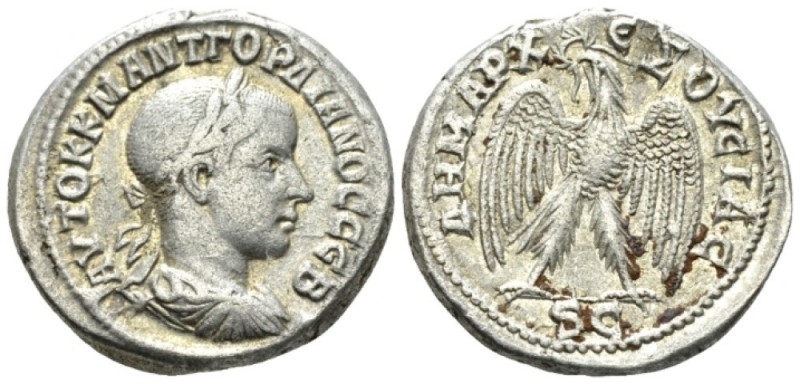 Gordian III, 238-244 Tetradrachm Antioch (Seleucis and Pieria) circa 240, AR 27m...