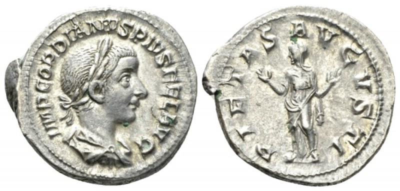 Gordian III, 238-244 Denarius circa 241, AR 21mm., 3.36g. IMP GORDIANVS PIVS FEL...