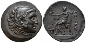 Kingdom of Macedon, Alexander III, 336 – 323 and posthumous issue Temnos Tetradrachm circa 188-170 BC, AR 34mm., 16.39g. Kings of Macedon, Alexander I...