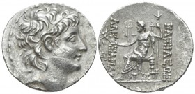The Seleucid Kings, Alexander II Zabinas, 128-122 BC Antioch on the Orontes, Tetradrachm circa 128-122, AR 29mm., 16.23g. Diademed head r. Rev. Zeus s...