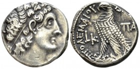 The Ptolemies, Ptolemy XII Neos Dionysos (Auletes), 80-58. Alexandria Tetradrachm circa 62-61, AR 24mm., 13.47g. Diademed bust of Ptolemy r., wearing ...