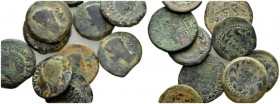 Hispania, Colonia Patricia Octavian as Augustus, 27 BC – 14 AD Lot of 11 Bronzes 27 BC-14 AD, Æ 20mm., 99.63g. Lot of 11 Bronzes: Colonia Patricia (9)...