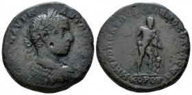 Thrace, Philippopolis Elagabalus, 218-222 Bronze circa 218-222, Æ 29.5mm., 18.04g. Thrace, Elagabalus, 218-222 218-222, Æ 29.5mm., 18.04g. Laureate an...