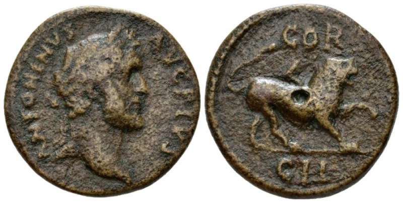 Corinthia, Corinth Antoninus Pius, 138-161 Bronze circa 138-161, Æ 26mm., 11.50g...
