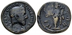 Bithynia, Nicaea Maximinus I, 235-238 Bronze circa 235-238, Æ 24.5mm., 8.32g. Laureate, draped and cuirassed bust r. Rev. Concordia standing l., holdi...