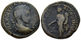 Bithynia, Nicomedia Severus Alexander, 222-235 Bronze circa 222-235, Æ 25mm., 10.10g. Laureate, draped and cuirassed bust r. Rev. Tyche standing l., h...