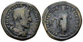Bithynia, Nicomedia Maximinus I, 235-238 Bronze circa 235-238, Æ 24mm., 6.72g. Laureate, draped and cuirassed bust r. Rev. Demeter standing l., holdin...