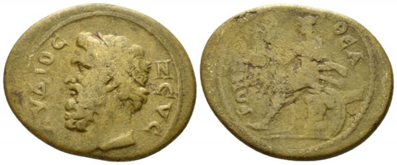 Lydia, Sardes Bronze Time of Antonini, Æ 31mm., 10.91g. Head of Zeus Lydios l. R...