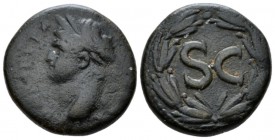 Seleucis ad Pieria, Antioch Domitian, 81-96 Bronze 81-96, Æ 22mm., 8.60g. Laureate head l. Rev. SC within laurel wreath. RPC 2023.

Nice dark brown ...