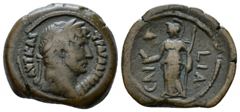 Egypt, Saite. Dattari. Hadrian, 117-138 Obol circa 126-127 (year 11), Æ 19.5mm.,...