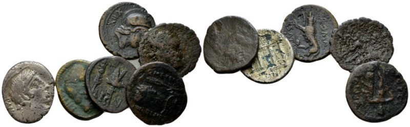 Lot of 8 Denarii II-I cent., Æ 20mm., 27.7g. Lot of 8 Denarii.

Good Fine.

...