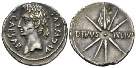 Octavian as Augustus, 27 BC – 14 AD Denarius circa 19-18, AR 21mm., 3.65g. Octavian as Augustus, 27 BC – 14 AD. Colonia Caesaraugusta (?) circa 19-18 ...