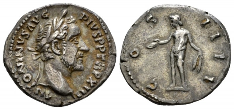 Antoninus Pius, 138-161 Denarius 149-150, AR 19.5mm., 3.14g. Laureate head r. Re...