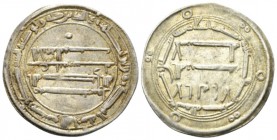 Islamic, Persia (Abbasid Caliphate), temp. al-Mahdi (AD 775-785) Dirham Madinat al-Salam (Baghdad) mint Dated AH 160, AR 28mm., 2.92g. Album 215.1

...