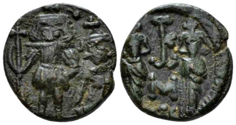 Constans II, 641-668 Follis Carthage 659-668, Æ 19.5mm., 4.70g. Constans crwoned...