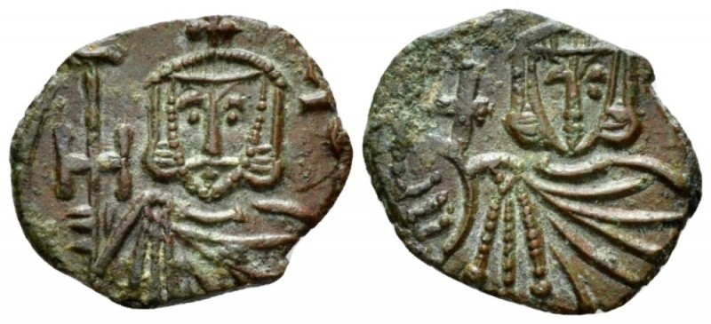 Nicephorus, 802-811 Follis Siracusa 803-811, Æ 19mm., 1.93g. Bust of Nicephorus ...