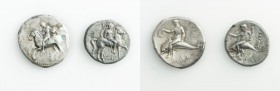 Monete della Magna Grecia - Calabria - Magna Graecia coins 
Taranto - Didramma databile al periodo 302-280 a.C. - gr. 7,78 - Proveniente dall’Asta Ch...