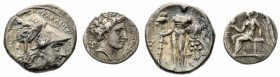 Monete della Magna Grecia - Lucania - Magna Graecia coins 
Heraclea - Statere databile al periodo 380-281 a.C. - gr. 7,66 - In lotto con una Dracma d...