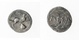Monete della Magna Grecia - Sicilia - Magna Graecia coins 
Messana - Litra databile al 420-413 a.C. - gr. 0,69 (SNG Ans. n. 189) (Caltabiano n. 570) ...
