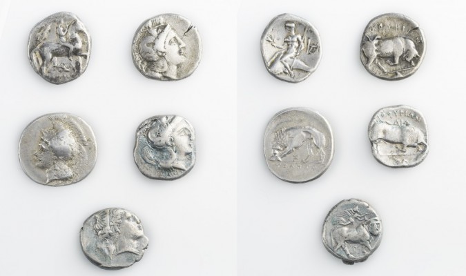 Monete della Magna Grecia - Lotti - Magna Graecia coins 
Secoli V/III a.C. - In...