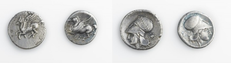 Monete Greche - Corinzia - Greek coins 
Corinto - Statere databile al periodo 3...