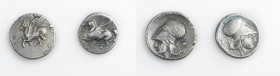 Monete Greche - Corinzia - Greek coins 
Corinto - Statere databile al periodo 345-307 a.C. - gr. 8,33 - Proveniente dall’asta Finarte 801, Milano 23-...