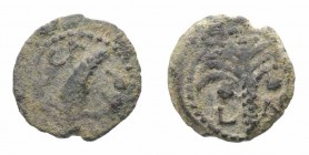 Monete Giudaiche - Augusto - Jewish coins 
Periodo di Augusto - Marcus Ambibulus Prefetto (6-12 d.C.) - Prutah - Zecca: Gerusalemme - Diritto: spiga ...