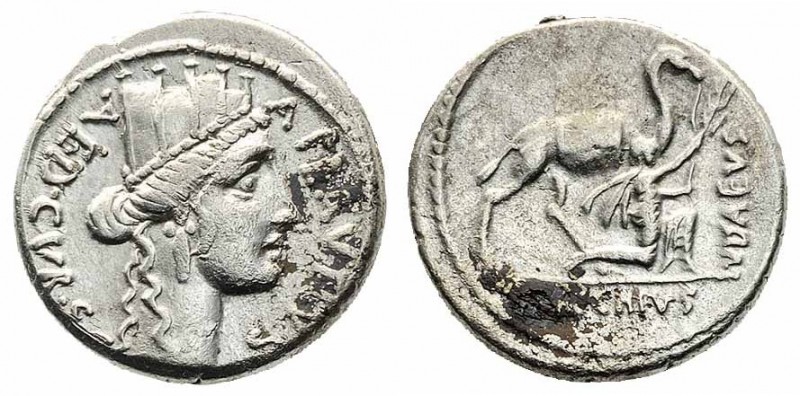 Monete Romane Repubblicane - Roman republican coins 
Denaro al nome A.PLAVTIVS ...