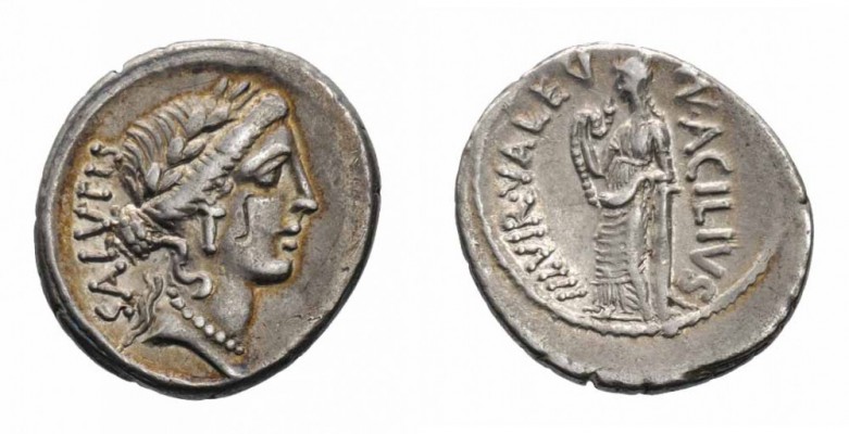 Monete Romane Pre-Imperiali - Pre-imperial Roman coins 
Denaro al nome MN.ACILI...