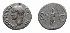 Monete Romane Imperiali - Caligola - Imperial Roman coins 
Asse di restituzione ad Agrippa, nonno materno dell’Imperatore - Zecca: Roma - gr. 11,26 -...