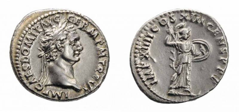 Monete Romane Imperiali - Domiziano - Imperial Roman coins 
Denaro databile all...