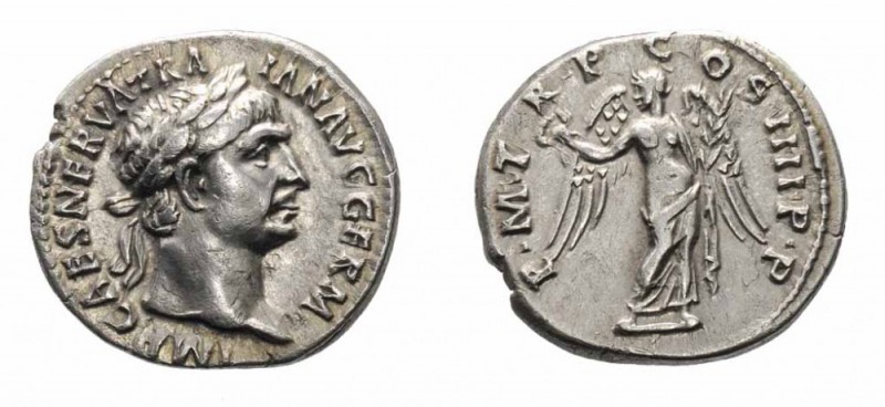 Monete Romane Imperiali - Traiano - Imperial Roman coins 
Denaro databile agli ...