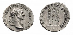 Monete Romane Imperiali - Traiano - Imperial Roman coins 
Denaro databile al periodo 114-117 d.C. - Zecca: Roma - gr. 3,30 - Di buona qualità (Coh. n...